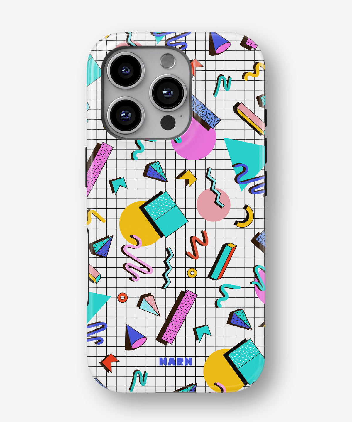 iPhone 16 Pro Tough Case – 80s Memphis - View 1