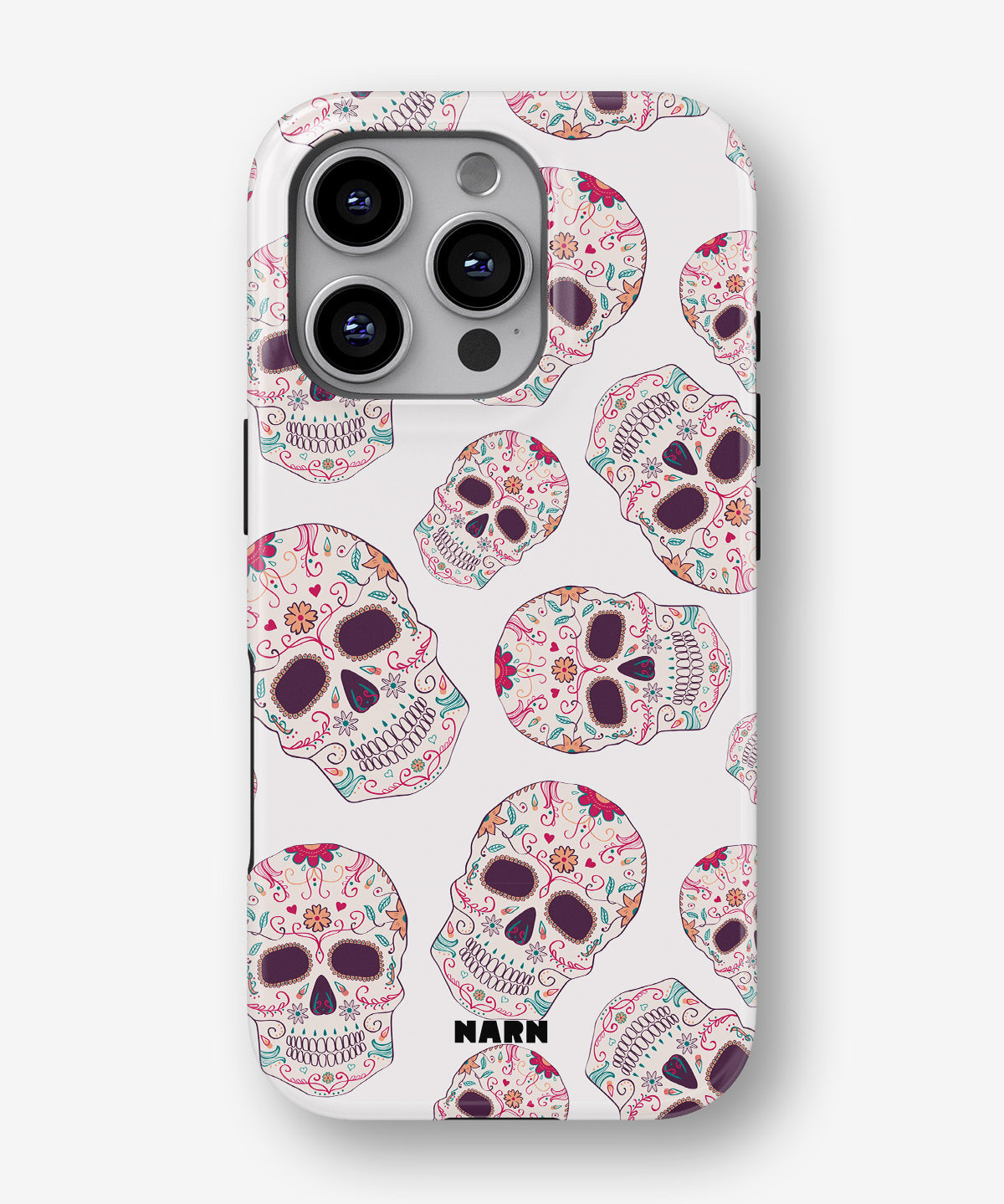 iPhone 16 Pro Tough Case – Calavera Skulls - View 1