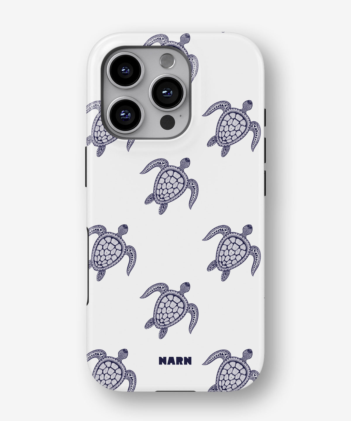 iPhone 16 Pro Tough Case – Blue Turtles - View 1