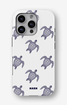 iPhone 16 Pro Tough Case – Blue Turtles - View 1