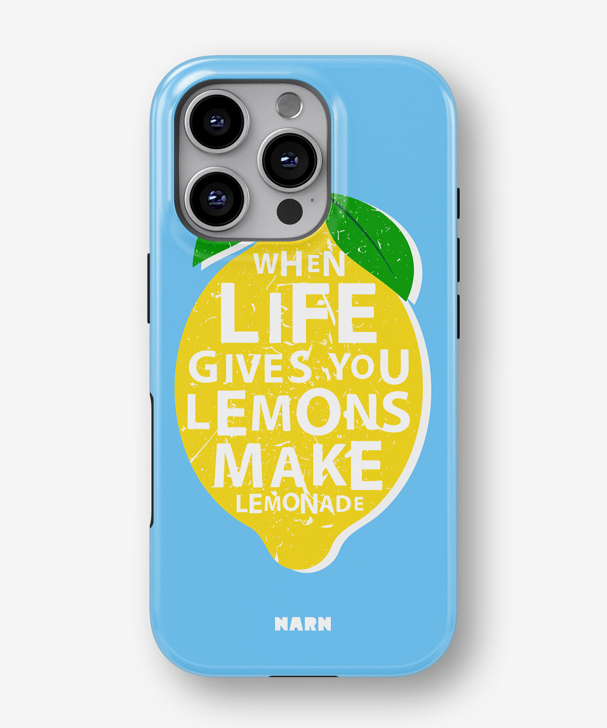 iPhone 16 Pro Tough Case – Lemon Quote - View 1