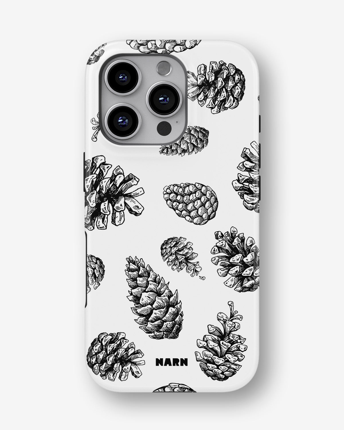 iPhone 16 Pro Tough Case – Pine Cones - View 1