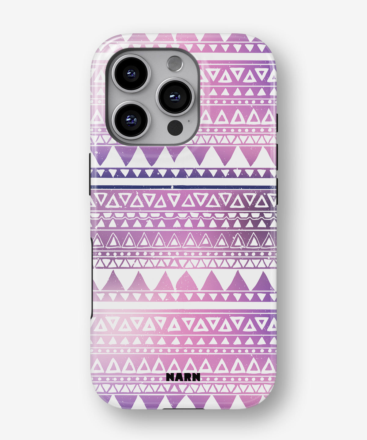 iPhone 16 Pro Tough Case – Purple Aztec - View 1