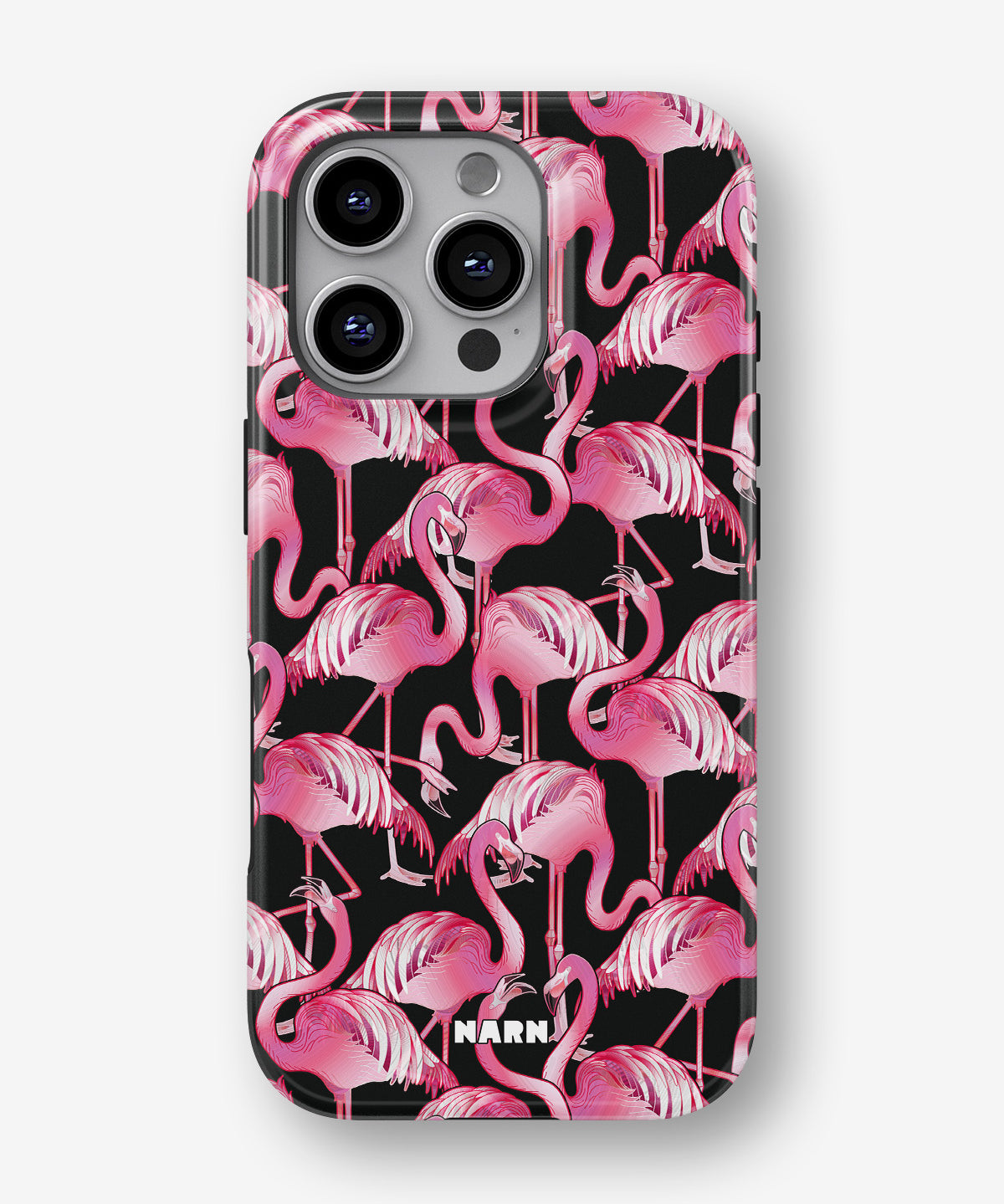 iPhone 16 Pro Tough Case – Flamingos - View 1