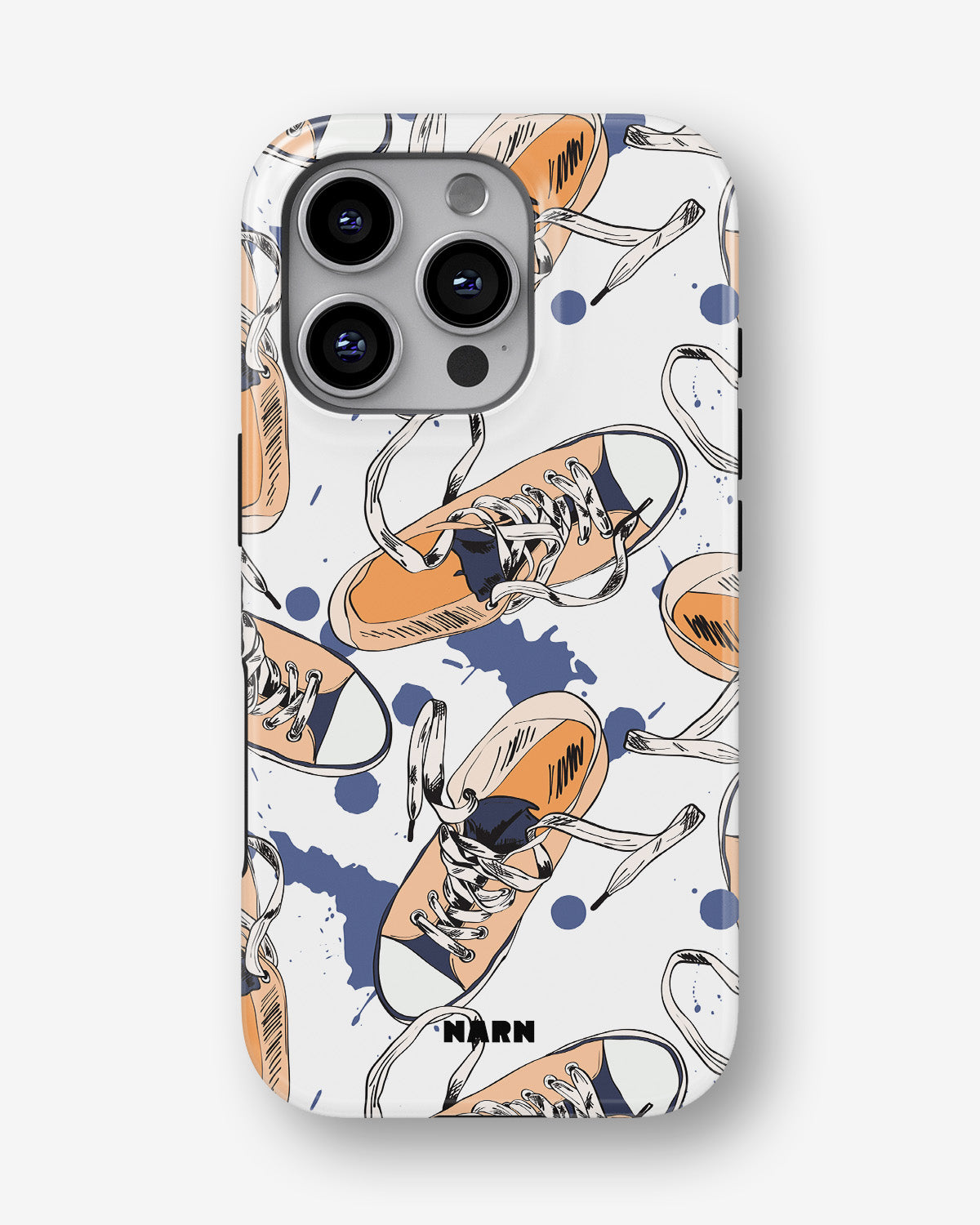 iPhone 16 Pro Tough Case – Apricot Sneakers - View 1