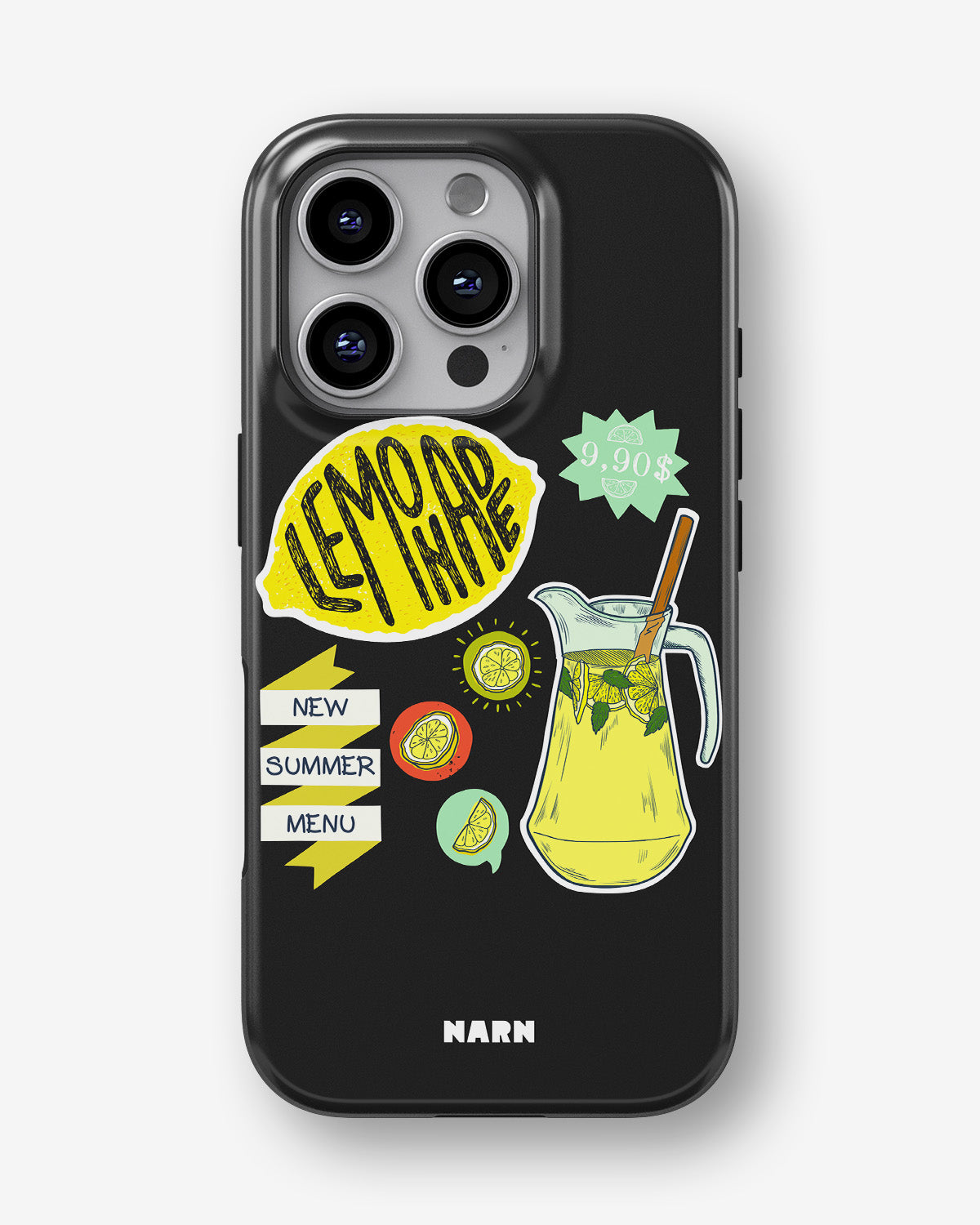 iPhone 16 Pro Tough Case – Lemon Summer - View 1