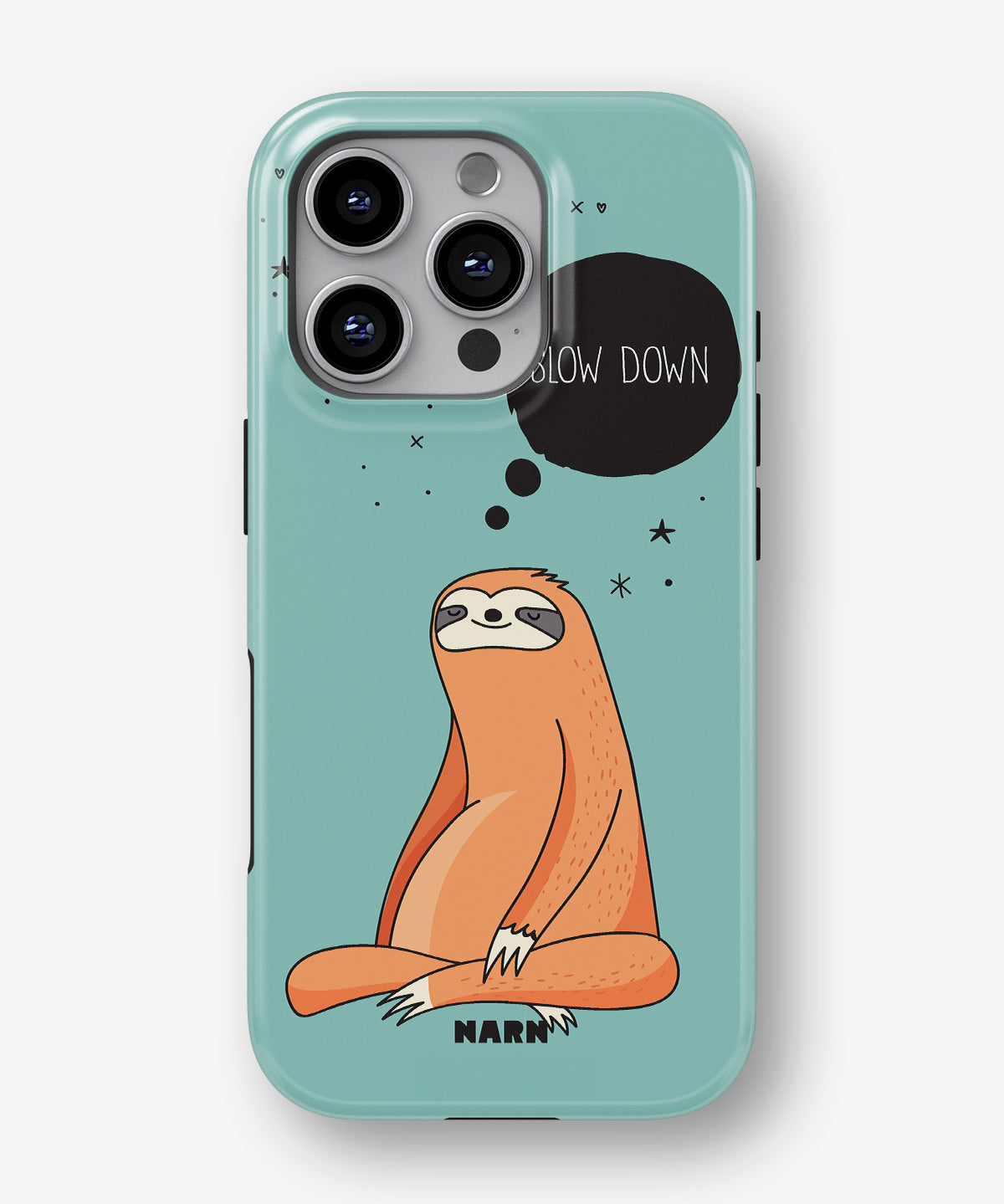 iPhone 16 Pro Tough Case – Slow Down Sloth - View 1