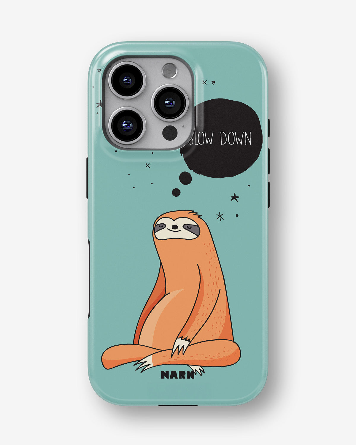 iPhone 16 Pro Tough Case – Slow Down Sloth - View 1