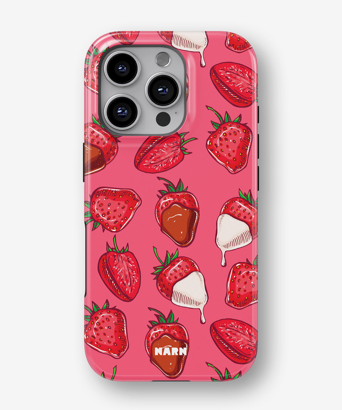 iPhone 16 Pro Tough Case – Strawberry Chocolate - View 1