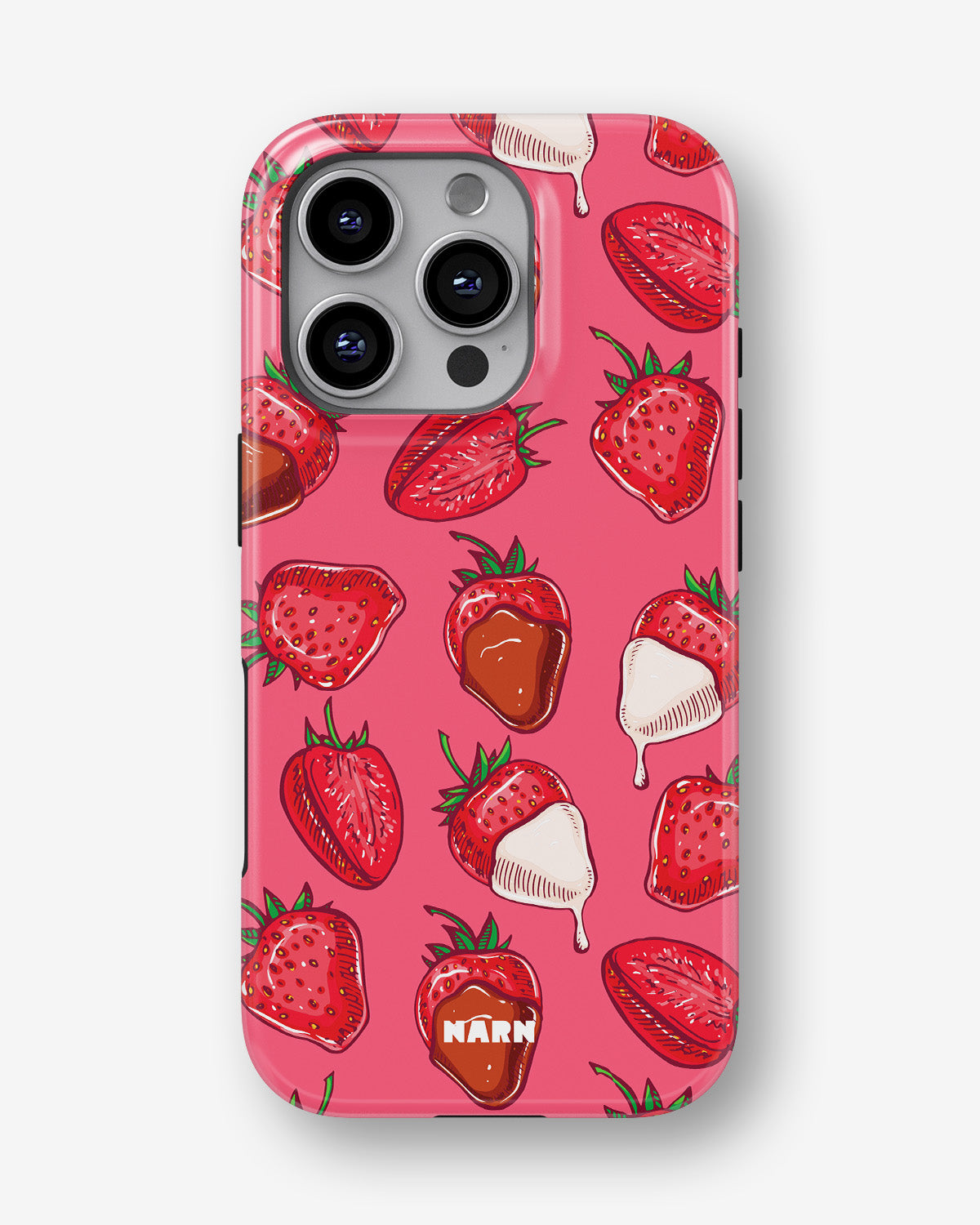iPhone 16 Pro Tough Case – Strawberry Chocolate - View 1