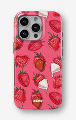 iPhone 16 Pro Tough Case – Strawberry Chocolate - View 1