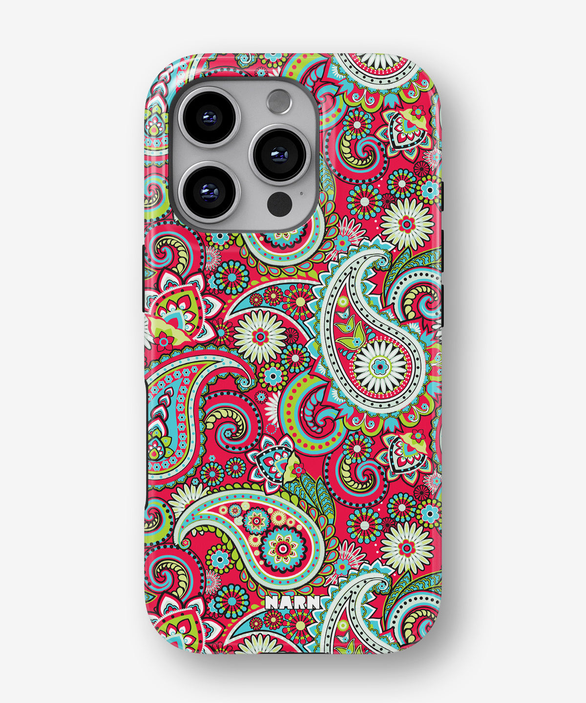 iPhone 16 Pro Tough Case – Paisley Paradise - View 1