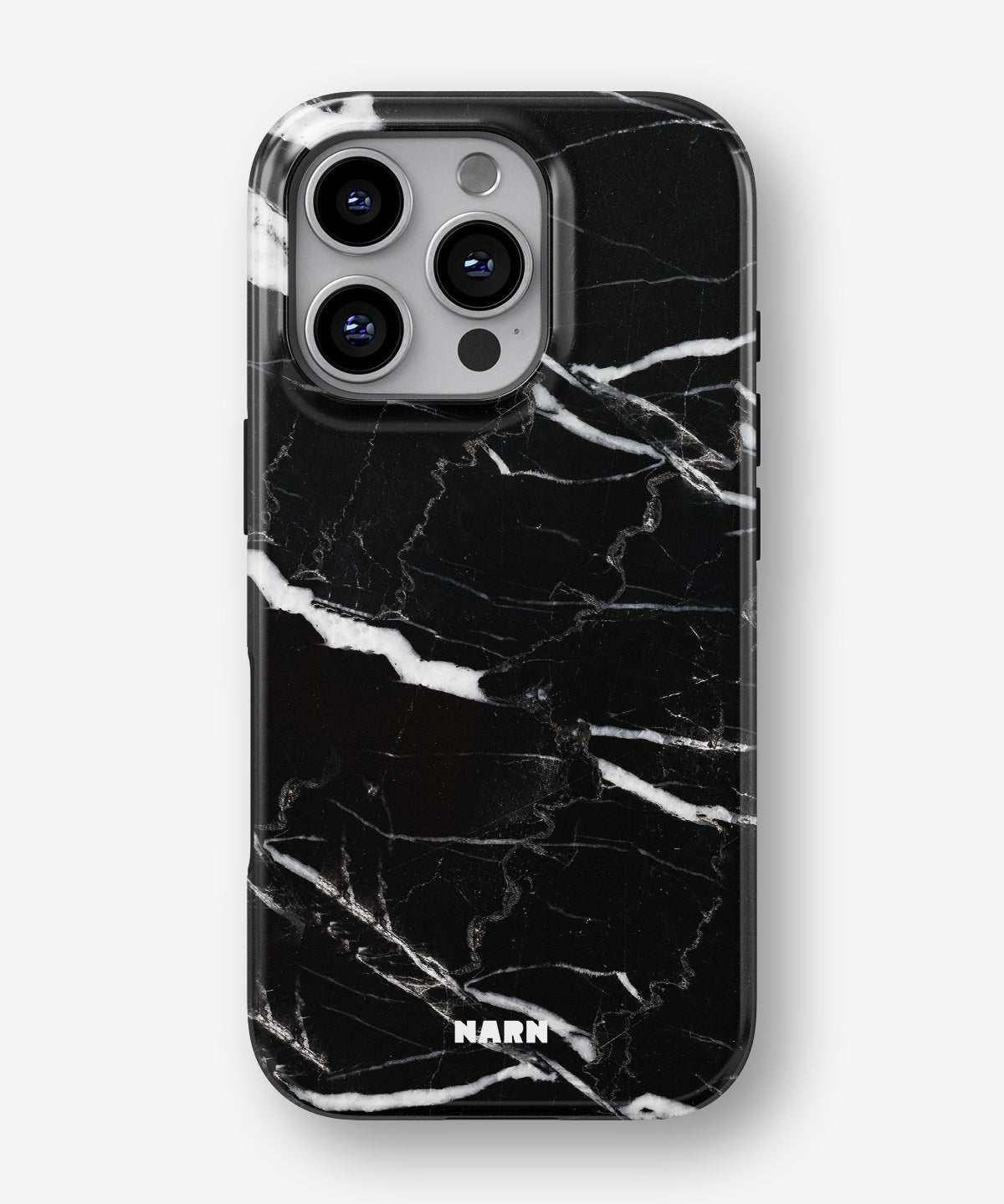 iPhone 16 Pro Tough Case – Black Marble - View 1