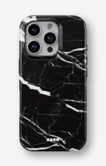 iPhone 16 Pro Tough Case – Black Marble - View 1