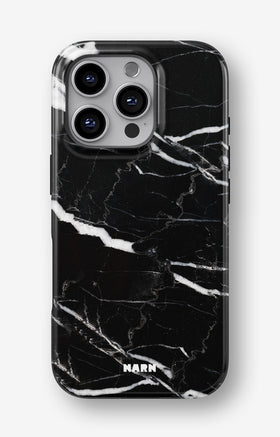 iPhone 16 Pro Tough Case – Black Marble - View 1