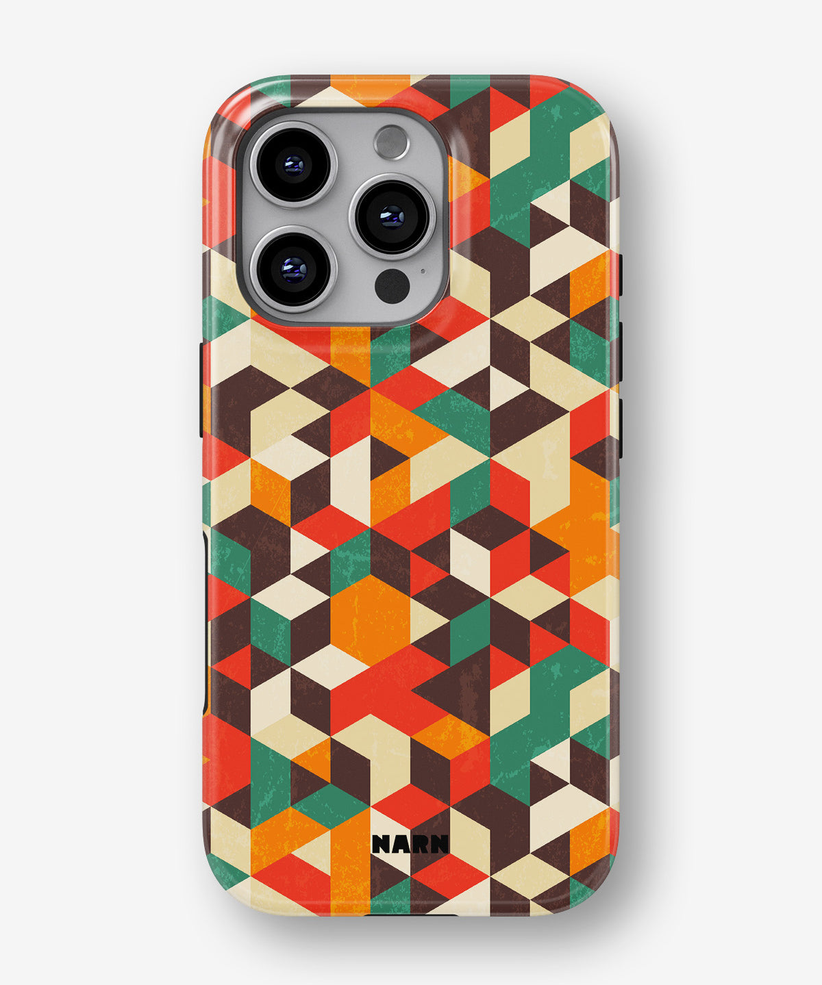 iPhone 16 Pro Tough Case – Retro Geometric - View 1