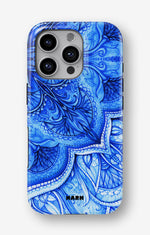 iPhone 16 Pro Tough Case – Blue Vintage - View 1