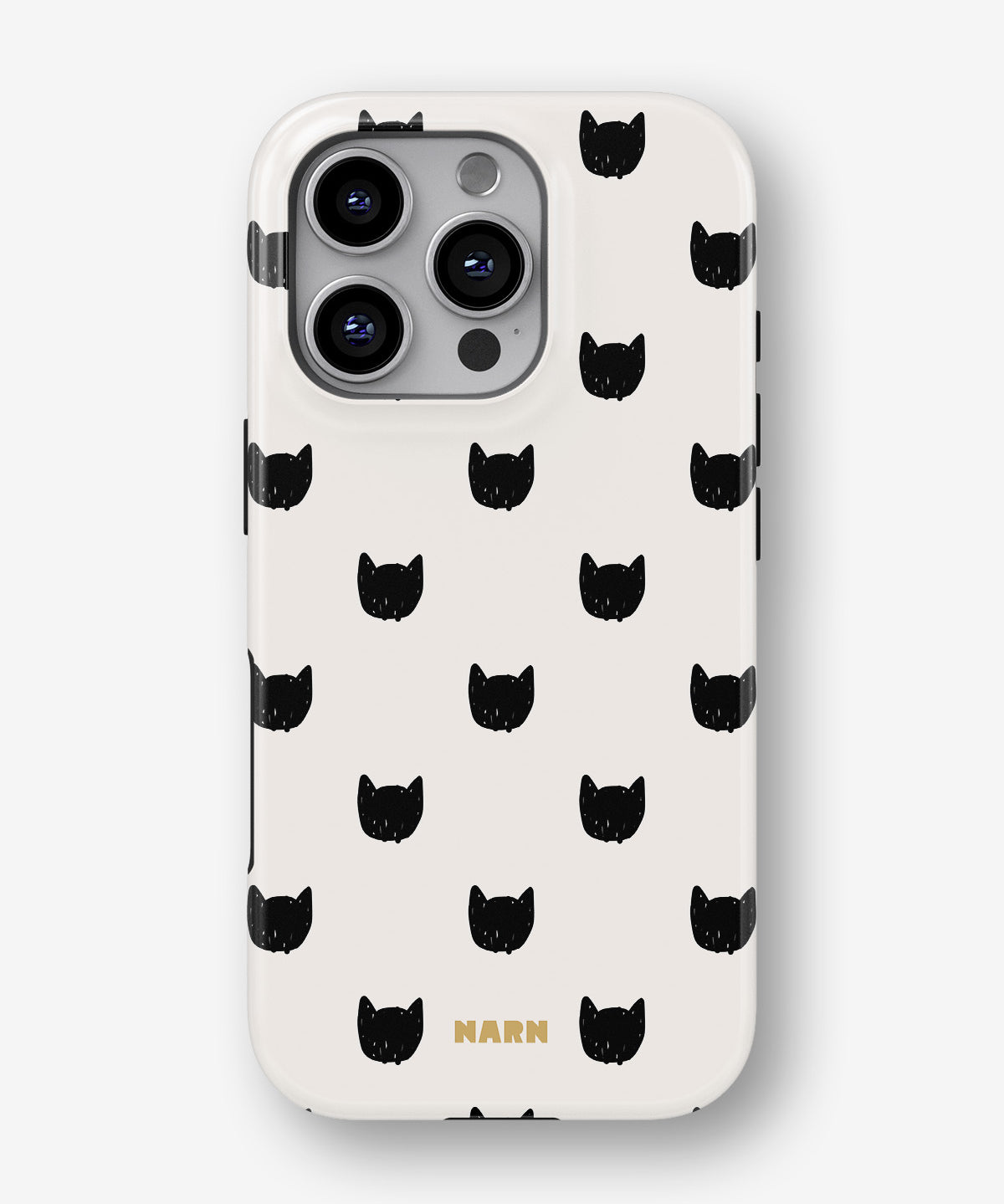 iPhone 16 Pro Tough Case – Kitty Dots - View 1