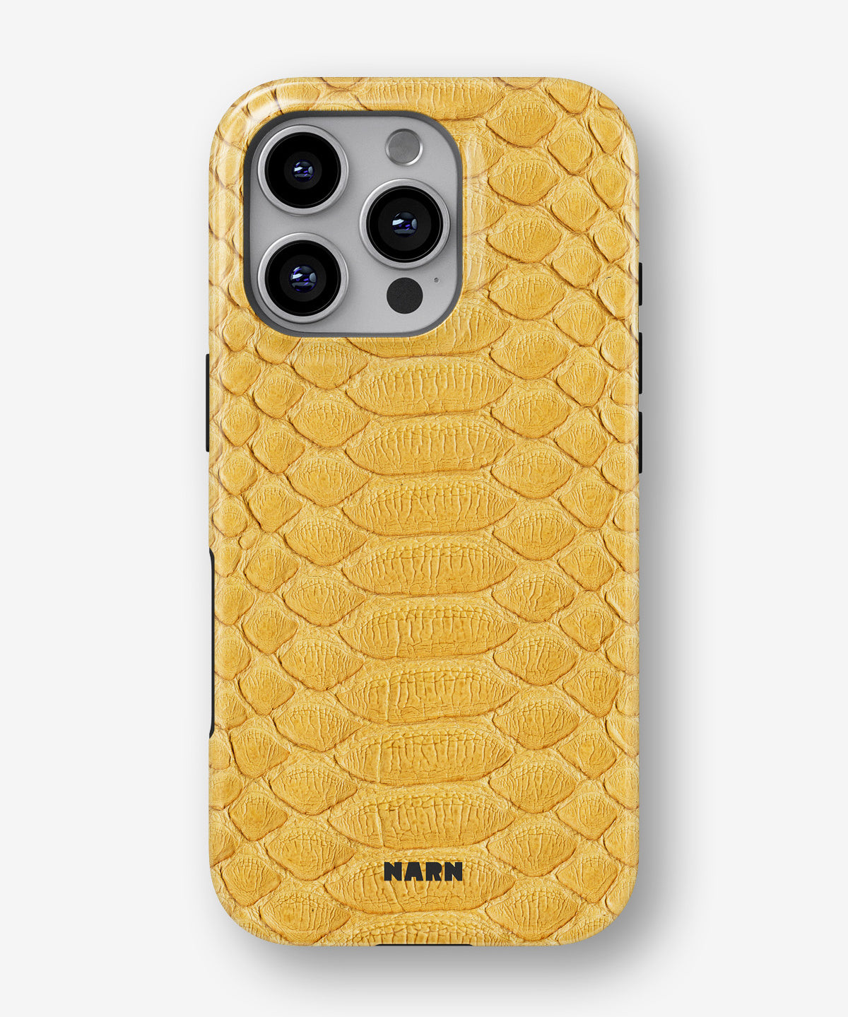iPhone 16 Pro Tough Case – Yellow Snake - View 1