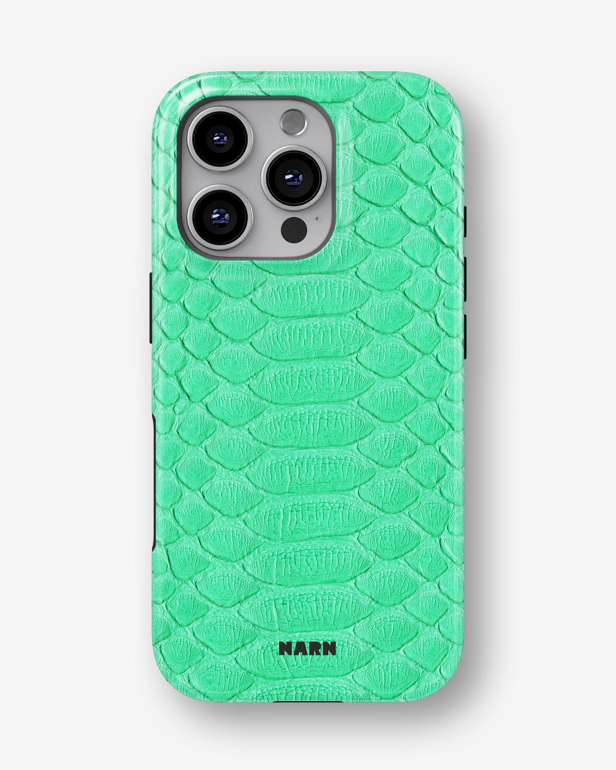iPhone 16 Pro Tough Case – Turquoise Snake - View 1
