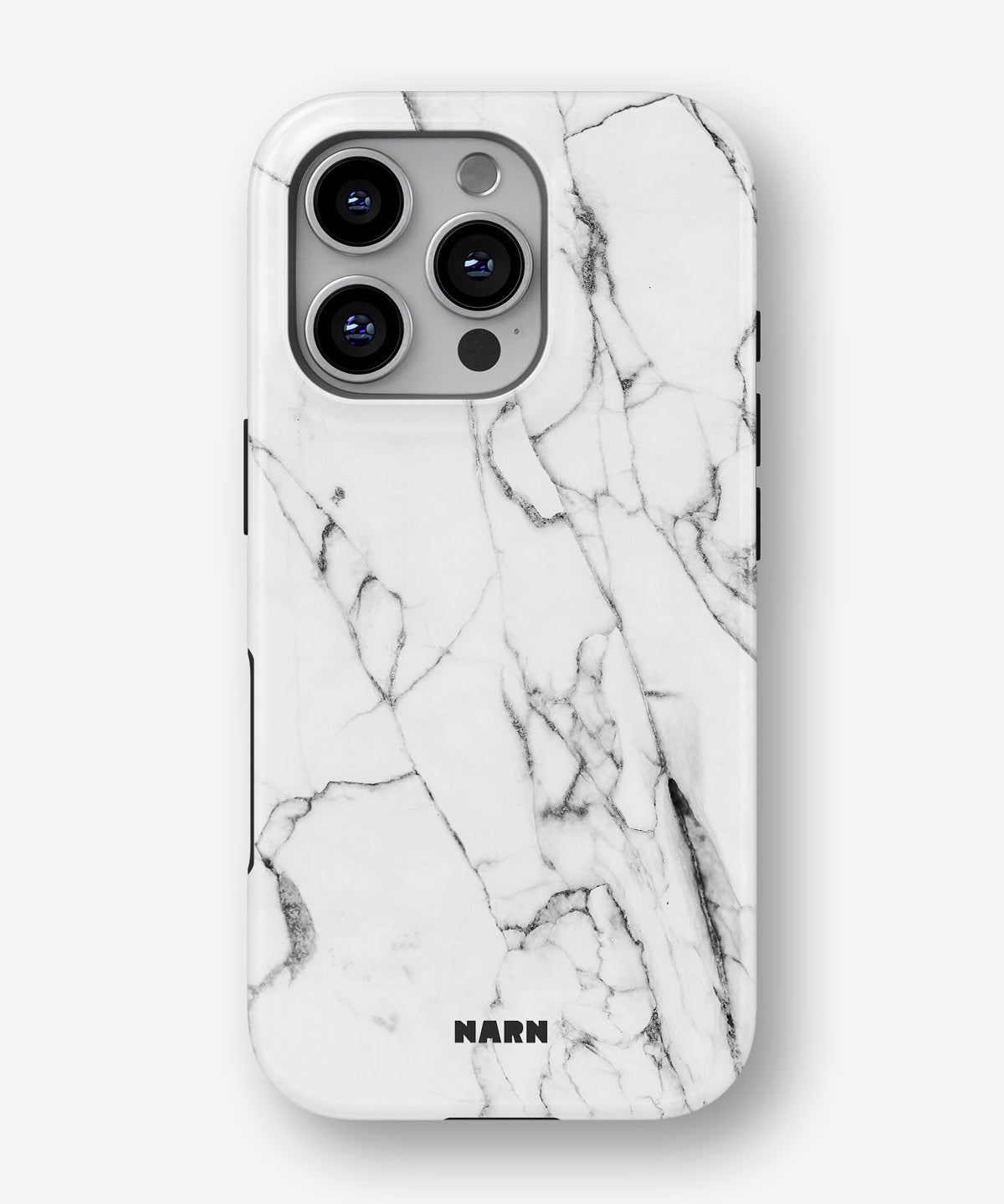 iPhone 16 Pro Tough Case – Milky Marble - View 1