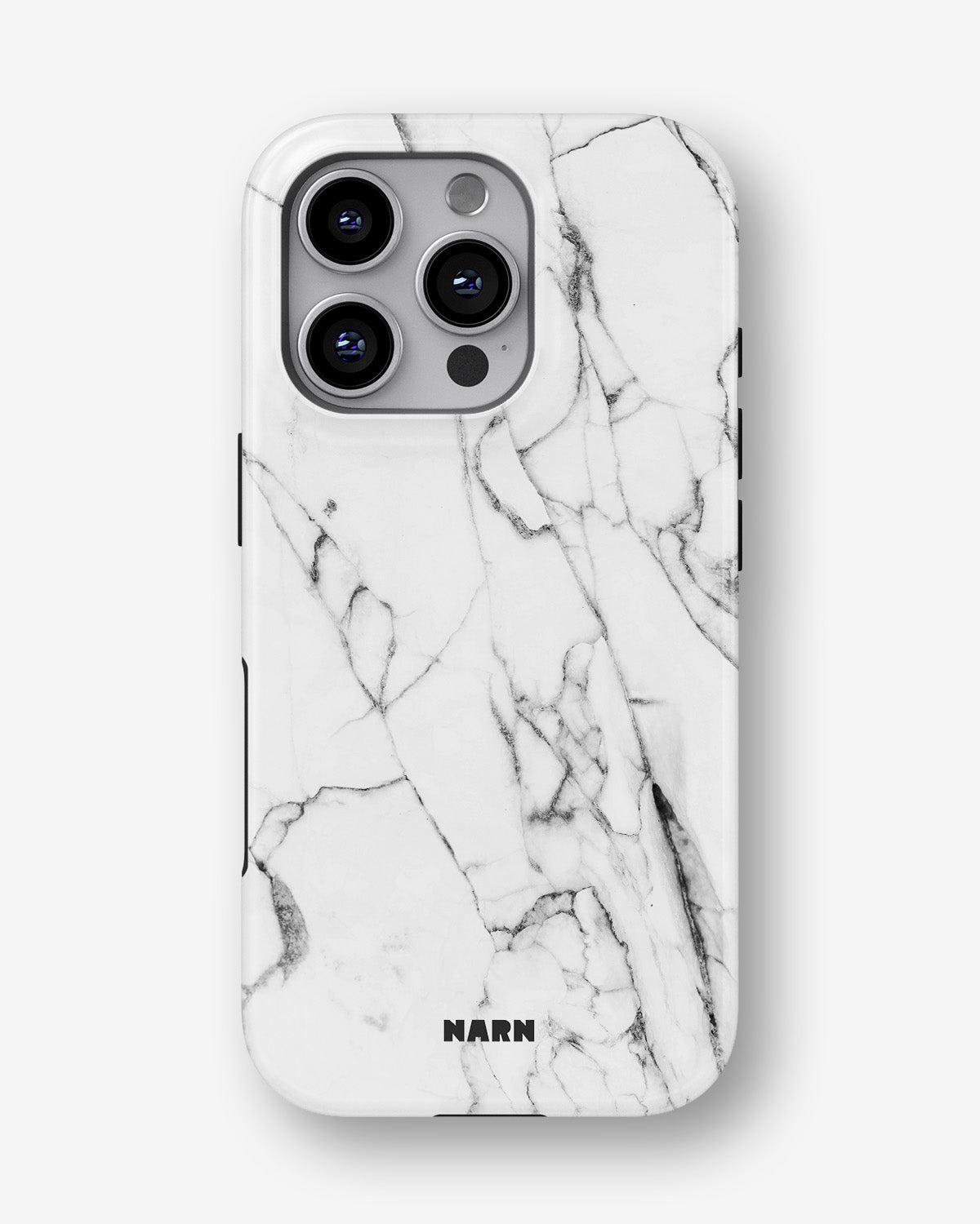 iPhone 16 Pro Tough Case – Milky Marble - View 1