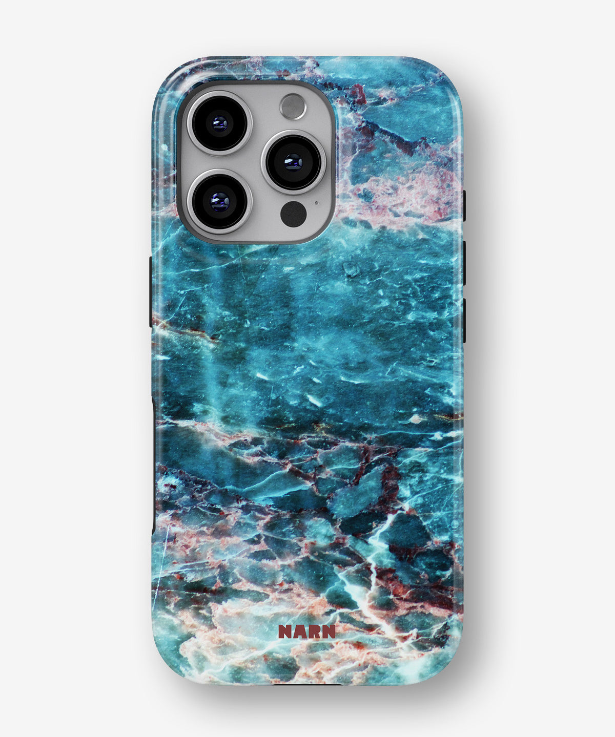 iPhone 16 Pro Tough Case – Icy Marble - View 1