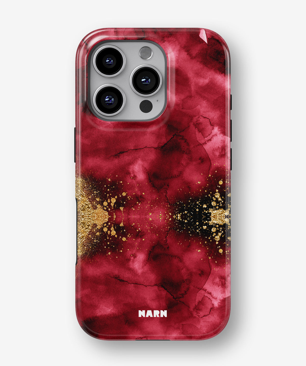 iPhone 16 Pro Tough Case – Burgendy Shimmer - View 1