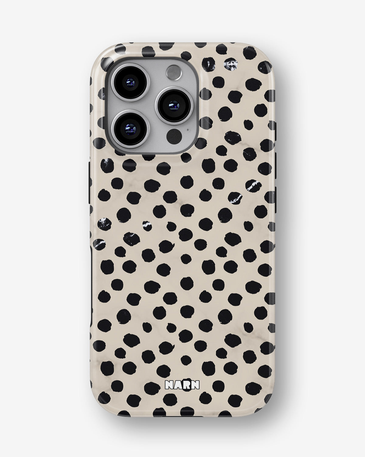 iPhone 16 Pro Tough Case – Marble Dots - View 1