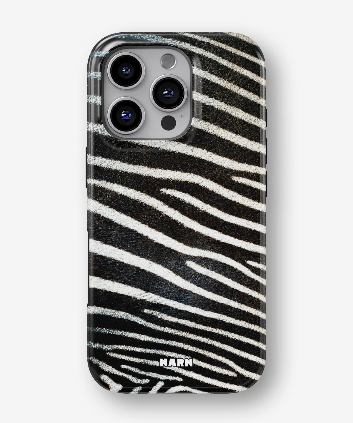 iPhone 16 Pro Tough Case – Zebra Stripe - View 1
