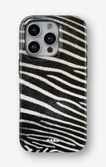 iPhone 16 Pro Tough Case – Zebra Stripe - View 1