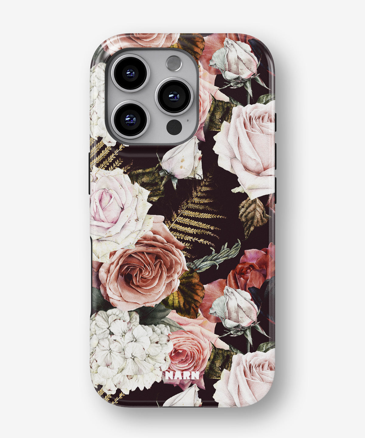iPhone 16 Pro Tough Case – Midnight Roses - View 1