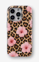 iPhone 16 Pro Tough Case – Leopard Flower - View 1