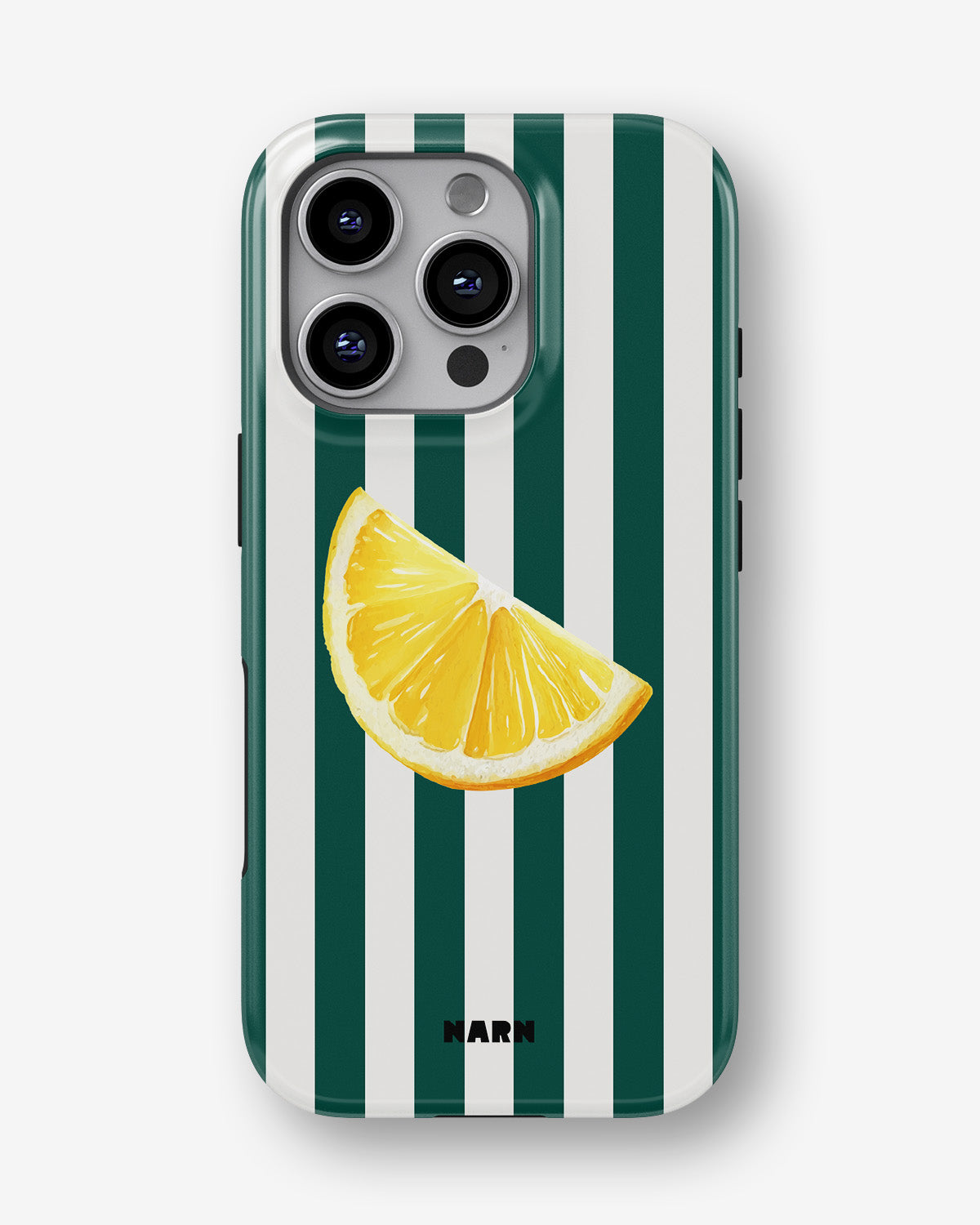 iPhone 16 Pro Tough Case – Lemon Stripes - View 1
