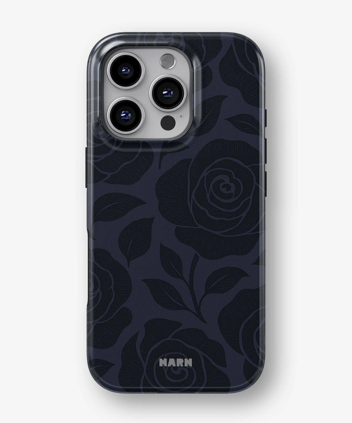 iPhone 16 Pro Tough Case – Midnight Rose - View 1