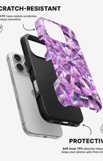 iPhone 16 Pro Tough Case – Lavender Crystals - View 2