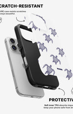 iPhone 16 Pro Tough Case – Blue Turtles - View 2