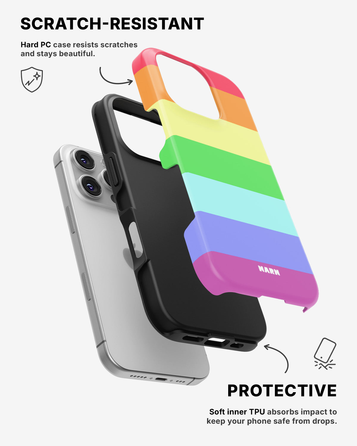 iPhone 16 Pro Tough Case – Color Symphony - View 2