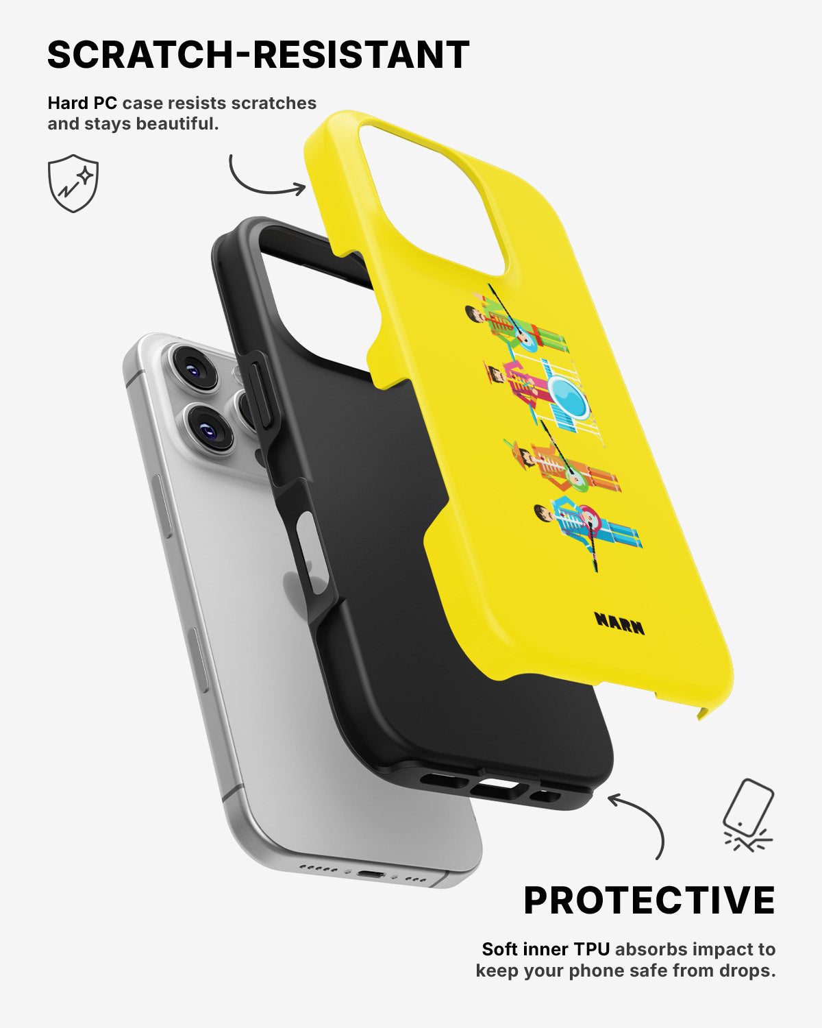 iPhone 16 Pro Tough Case – Beatles Yellow - View 2