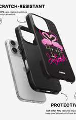 iPhone 16 Pro Tough Case – Beach Flamingo - View 2