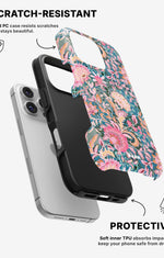 iPhone 16 Pro Tough Case – Fantasy Flowers - View 2