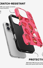 iPhone 16 Pro Tough Case – Strawberry Chocolate - View 2