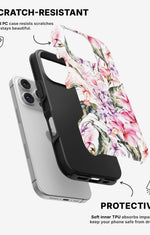 iPhone 16 Pro Tough Case – Watercolor Flowers - View 2