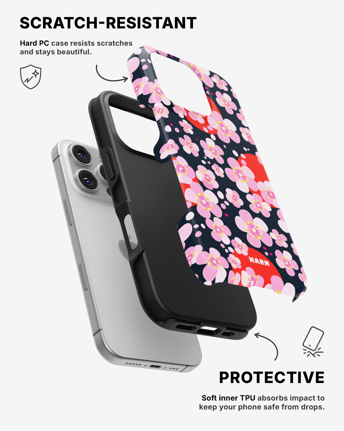 iPhone 16 Pro Tough Case – Tokyo Nights - View 2