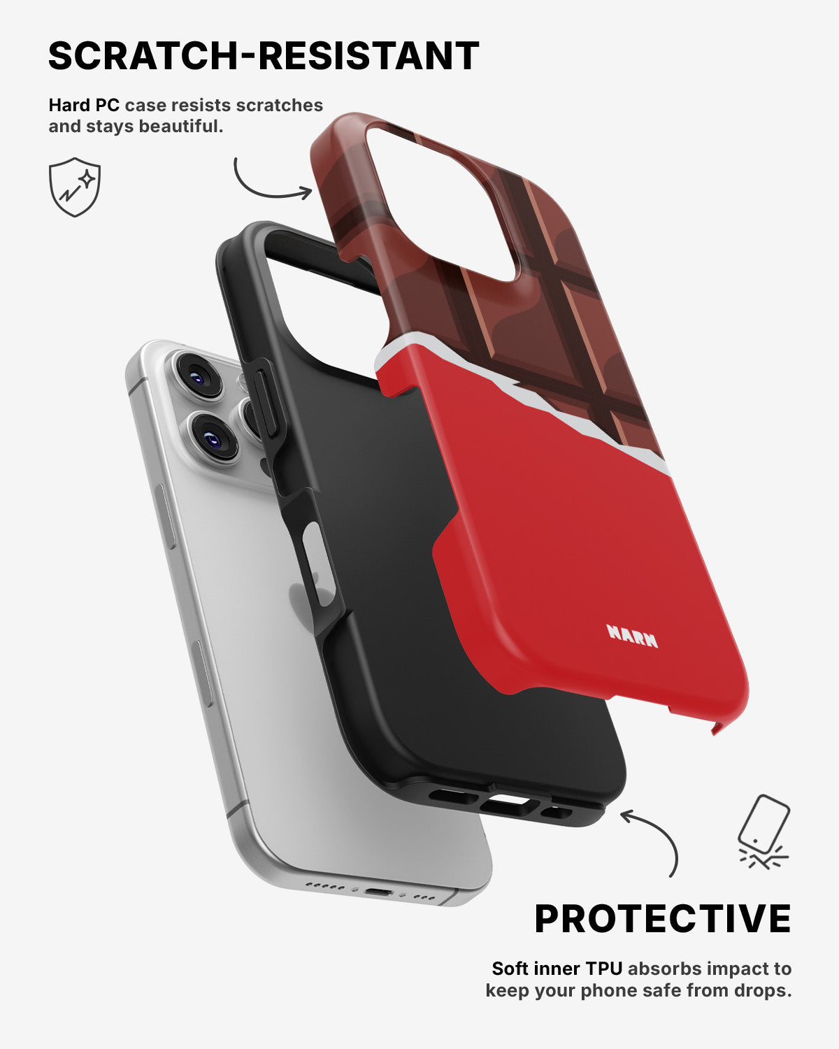 iPhone 16 Pro Tough Case – Chocolate Break - View 2