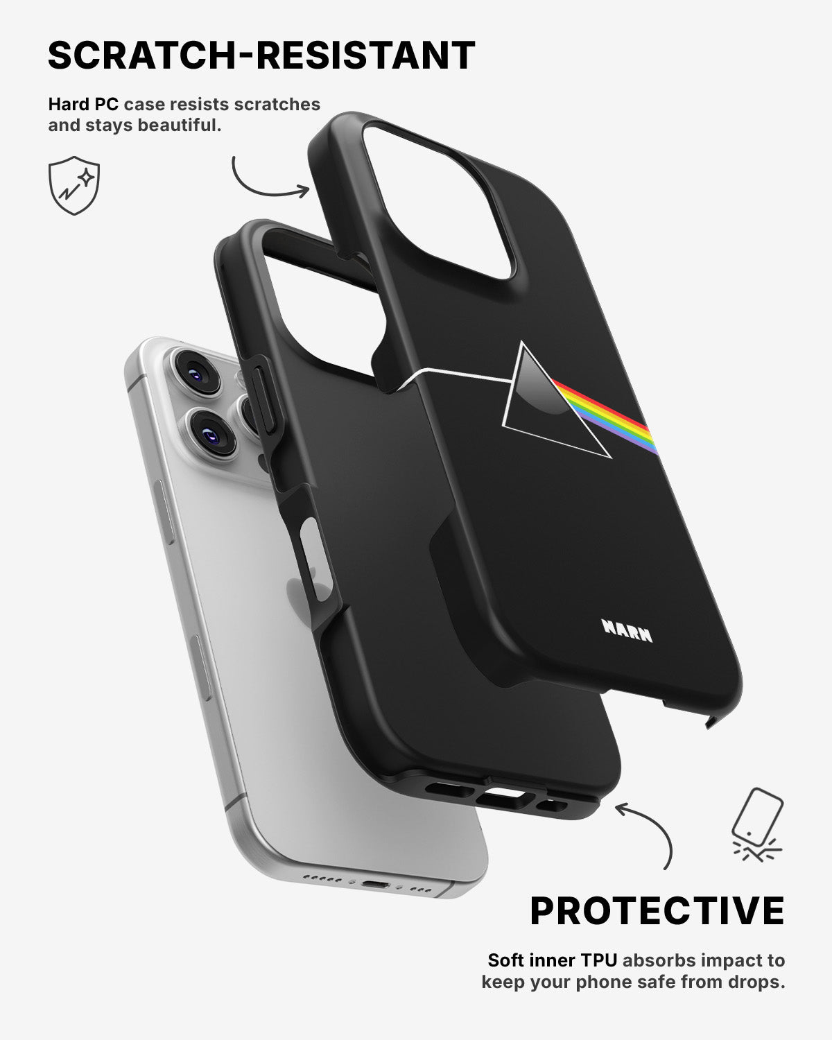 iPhone 16 Pro Tough Case – Dark Side - View 2