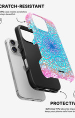 iPhone 16 Pro Tough Case – Pastel Mandala - View 2