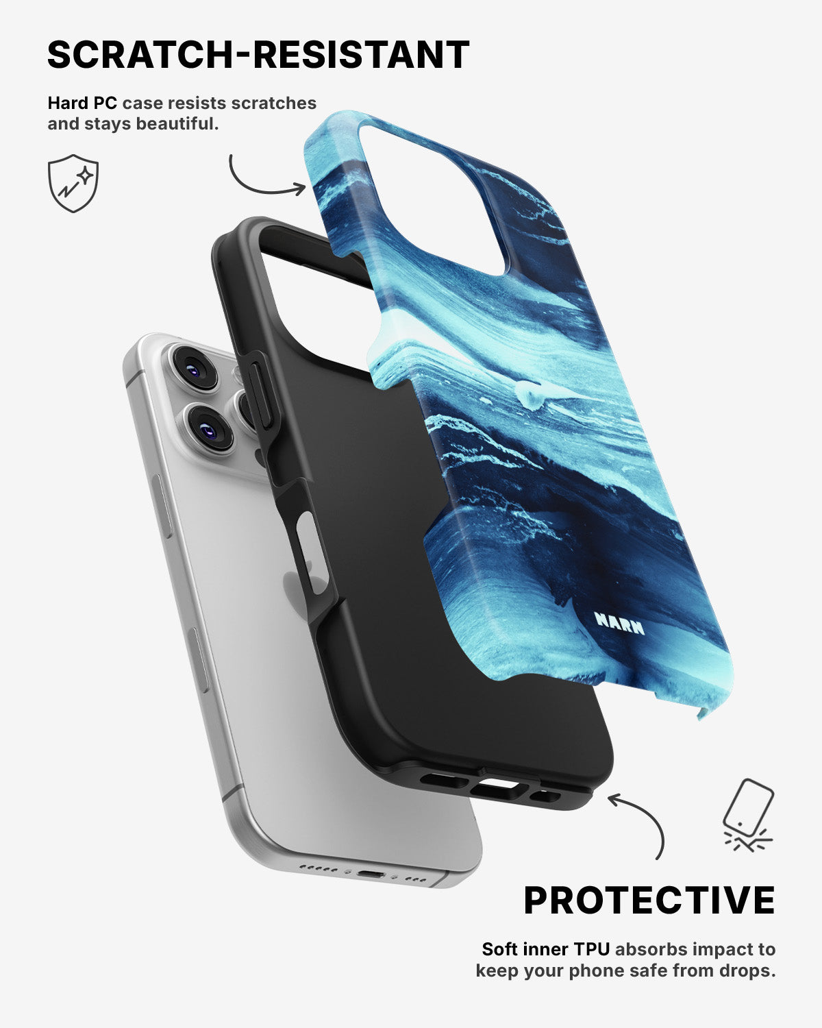 iPhone 16 Pro Tough Case – Ocean Dream - View 2