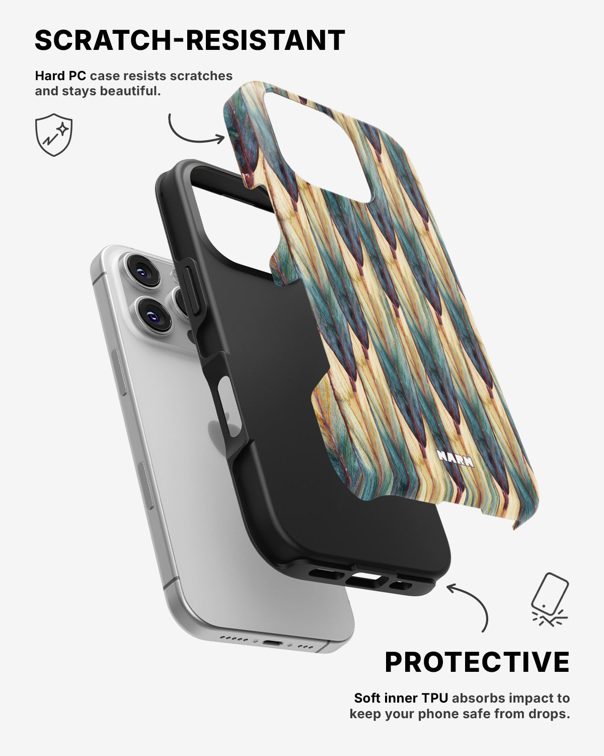 iPhone 16 Pro Tough Case – Happy Place - View 2
