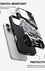 iPhone 16 Pro Tough Case – Dark Swirl - View 2